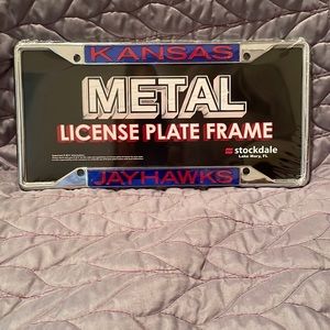 University of Kansas license plate frame